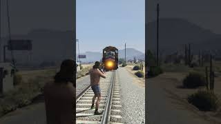 You Can't Stop The Train 😱😱😱😰😰🥵🥵🥵 #gta5