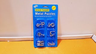 Unboxing and Review of Cast Metal Brain Teaser Puzzle