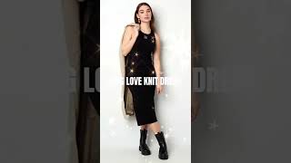 Long love knitted Dress #dresses #fashion #dressesforwomen