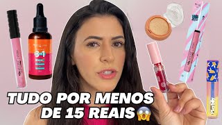 TOP 5: PRODUTOS DE MAQUIAGEM QUE CUSTAM MENOS DE 15 REAIS - Max Love, Melu, Playboy, Mahav e +