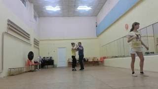 танец ЗУК протанцовочка DancA 23 09 16 Гомель, Слава и Вика