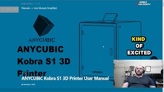 Anycubic Kobra S1 New Information - Excited yet?