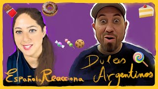 Española reacciona ￼🙀“ probando dulces 🍡TIPICOS ARGENTINOS🇦🇷 ”