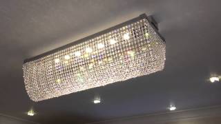 Custom Bespoke Led Crystal Chandelier By First Class Lighting