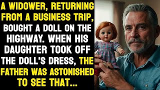 When the father saw what was on the doll, he couldn't say a single word