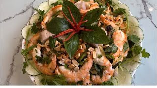 Vietnam Mama Cooking / làm gỏi xoài tôm thịt theo cách của kênh, ăn một lần là nhớ mãi