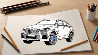 "Master the Art of Drawing a Realistic BMW X6"