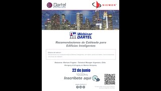 Webinar Dartel Electricidad   Recomendaciones de Cableado para Edificios Inteligentes   Siemon