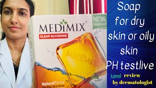 Medimix new soap review with scientific evidence and live PH testing