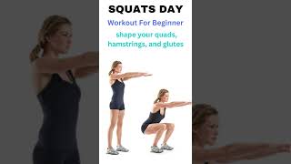 SQUATS DAY | How Many Squats Should I Do a Day? | 30 days challenge | #shorts