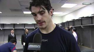 Nov 25 Fedotenko, Boyle, Girardi NY Rangers Postgame