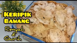 Keripik Bawang yg Renyah dan Gurih jadi rebutan saat lebaran #kuelebaran#kuebawang