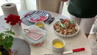 Steamed Crabs for Dinner - Under $10.00 per serving