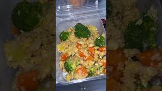 Fried #quinoa with #mixveg #shorts  #beta #viral #bento  #trending #asmr @jashow1766