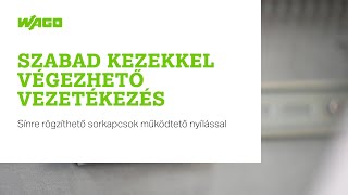 WAGO sorkapocs működtető nyílással