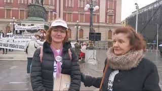 Protest roditelja kidnapovanih beba po rodjenju u bolnicama! Trg Republike Beograd. 17.04.2021