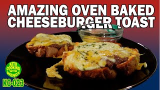 AMAZING KETO OVEN-BAKED CHEESE BURGER TOAST