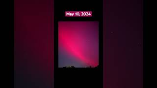 Aurora Display. “Northern Lights” over Auburn, Alabama. #shortvideo #shortsfeed #shorts #amazing