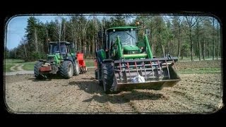 |Siew koniczyny 2015 & Wałowanie|DeutzFahr|JohnDeere|Gaspardo|