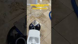 Travertine Natural Stone Deep Cleaning using TileShock by RealStone Care 🔥