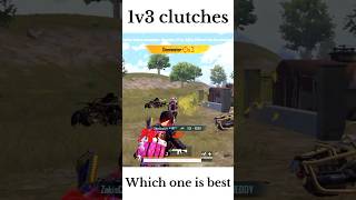 1v3 Domination BGMI 🔥 #bgmi #pubgmobile #shorts #viral #1v3clutch