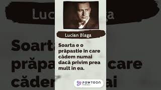 Lucian Blaga  prapastie #shorts