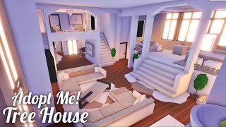 Adopt Me! - Modern Minimalist Tree House with Gorgeous Backyard - Speed Build / Tour