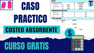 Ejemplo por el Método de costeo ABSORBENTE | Costos desde cero * VÍDEO 8*