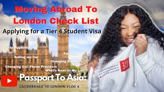 Applying for my U.K. Student Visa | Lauderdale to London Vlog 4