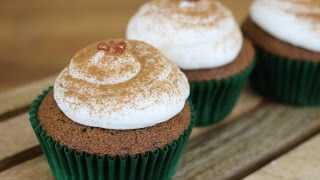 Gingerbread Cupcakes | 12 Days of Xmas Baking | sweetco0kiepie