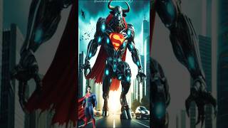 Superheroes as Bull Robot 🐂 💥 Avengers vs DC - All Marvel Characters #avengers #shorts #marvel #dc