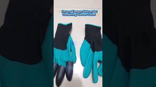 Sarung Tangan Kebun Set Gardening Gloves Cakar | 3 Serangkai Teknik