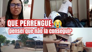 QUE PERRENGUE 😭 ARRUMANDO TUDO PRA MUDANÇA 🙌  VAI DA TUDO CERTO 🤍