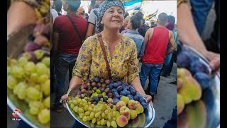 "سوريا لينا وما هي لبيت الأسد" من مظاهرة أهالي السويداء، في ساحة الكرامة وسط المدينة اليوم 8-9-2023