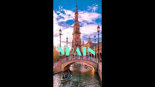 SPAIN - BEAUTIFUL PLACES😍| BEST PLACES TO VISIT #short #youtubeshort #spain