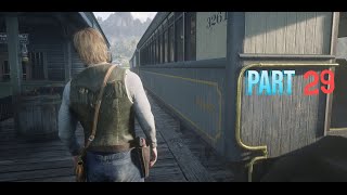 Red Dead Redemption 2 Walkthrough Gameplay Part 29 Arthur rescues Captain Monroe.