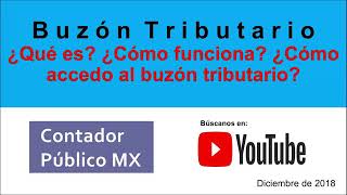 Buzón Tributario: ¿Qué es?, ¿Como funciona?, ¿Como accedo? - Cambio de correo electrónico - SAT