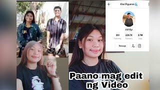 PAANO MAG EDIT NG VIDEO SA TIKTOK TUTORIAL~(MARY DIOS VIDAL)