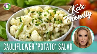 Healthy Cauliflower Potato Salad Recipe - Protein Treats by Nutracelle