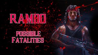 MK11 Rambo Performs All Ninja Fatalities всем привет большой эти фаталити я делаю сам все