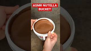 ASMR GIANT NUTELLA BUCKET #shorts