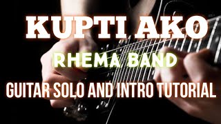 Kupti Ako Rhema Band Guitar Solo Tutorial