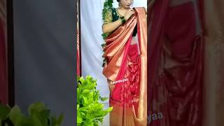 Simple Silk banarasi saree convert into Beautiful styles❤️ Saree draping/Saree Wearing new styles