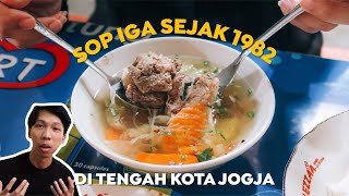 SOP IGA BU GATOT DI TENGAH KOTA SEJAK 1982 COCOK UNTUK SARAPAN ! #kulinerjogja