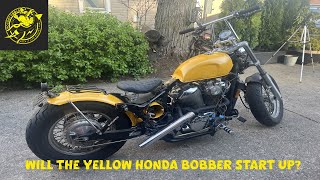 Will the yellow honda bobber start up?