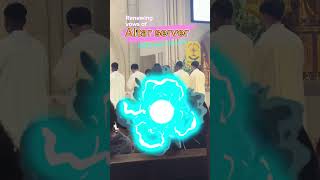 Renewing of vows (altar server @NovenaChurchSG ) #love #children #vows #catholic #fyp #shorts #yt