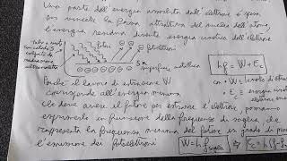 Particelle e Onde: Effetto Fotoelettrico