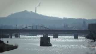 Towing a floating energy neutral house from Maastricht to Rotterdam