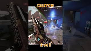 Clutch 2 vs 1 apex legends