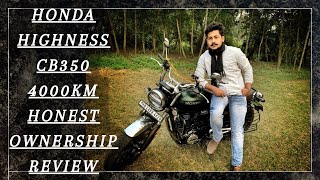 Honda highness Cb350 4000 km honest ownership review|| Bangla vlog